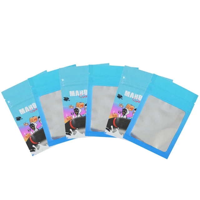 Resealable Foil Zip Lock Mylar Bags Edibles Gummy Smell Proof Ziploc Packaging Plastic Bag Mini Beuh Pouches Sachets Baggies