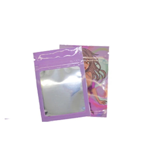 Resealable Foil Zip Lock Mylar Bags Edibles Gummy Smell Proof Ziploc Packaging Plastic Bag Mini Beuh Pouches Sachets Baggies
