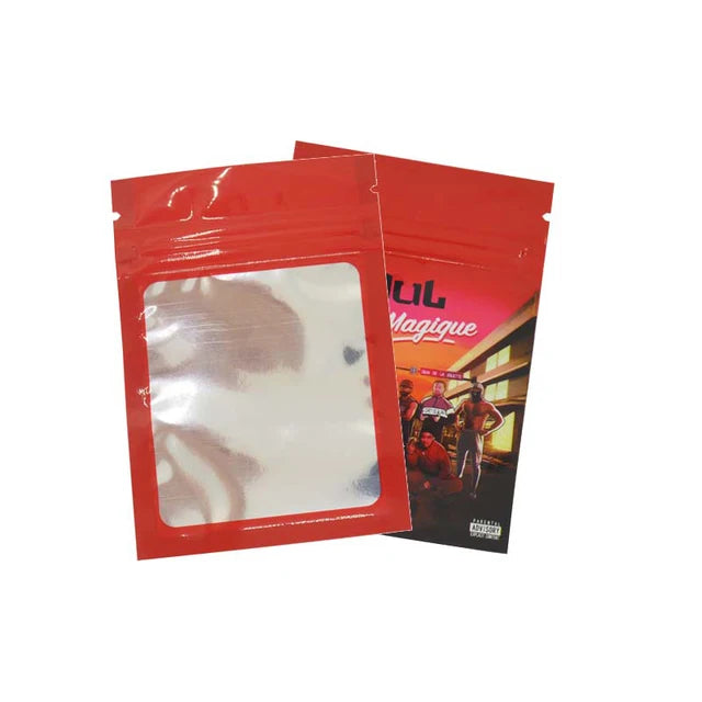 Resealable Foil Zip Lock Mylar Bags Edibles Gummy Smell Proof Ziploc Packaging Plastic Bag Mini Beuh Pouches Sachets Baggies
