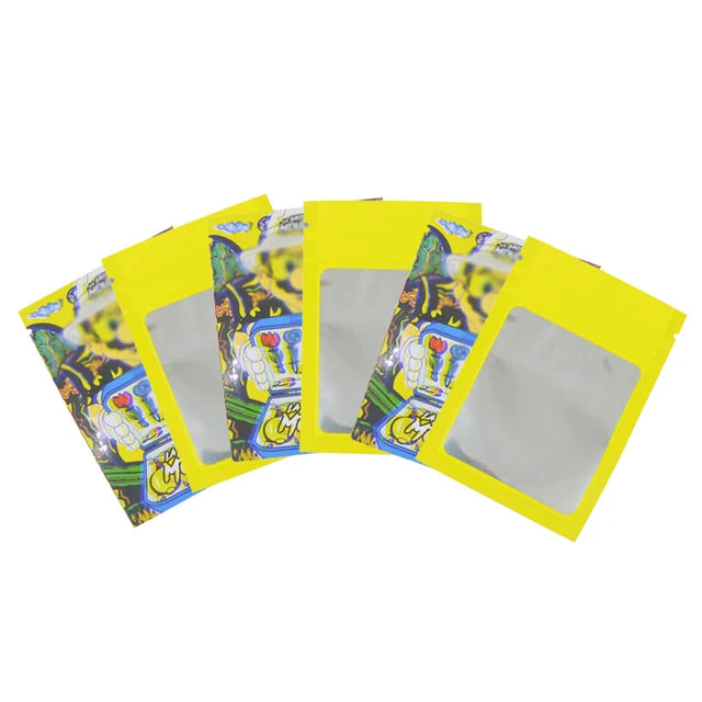 Resealable Foil Zip Lock Mylar Bags Edibles Gummy Smell Proof Ziploc Packaging Plastic Bag Mini Beuh Pouches Sachets Baggies