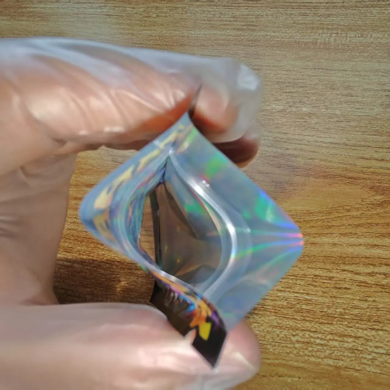 100 Pcs Smell-Proof 1g Zipper Bags With Window Reusable Flat Zip Plastic Pouches Jewelry Gifts Packaging Food Storage Mylar Bag