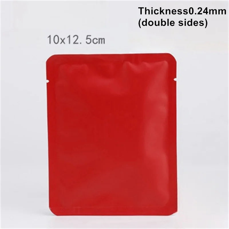 StoBag 100pcs Colorful Aluminum Foil Coffee Packaging Bag Plastic Small Heat Sealing for Tea Powder Storage Pouches Portable