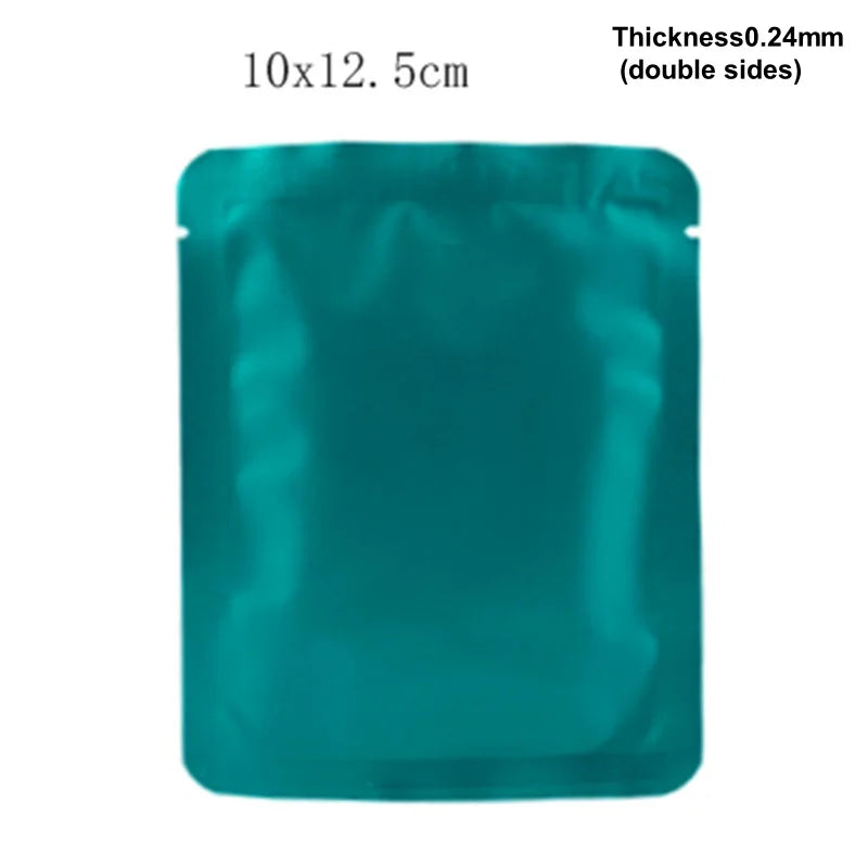 StoBag 100pcs Colorful Aluminum Foil Coffee Packaging Bag Plastic Small Heat Sealing for Tea Powder Storage Pouches Portable