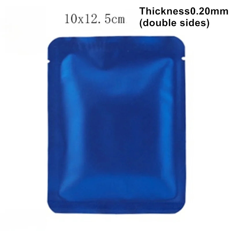 StoBag 100pcs Colorful Aluminum Foil Coffee Packaging Bag Plastic Small Heat Sealing for Tea Powder Storage Pouches Portable