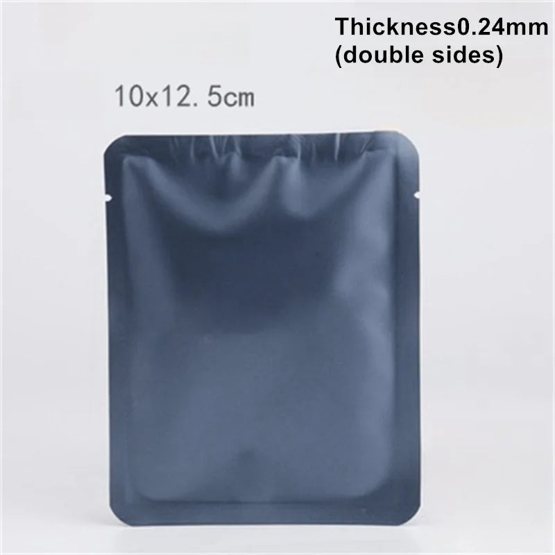 StoBag 100pcs Colorful Aluminum Foil Coffee Packaging Bag Plastic Small Heat Sealing for Tea Powder Storage Pouches Portable