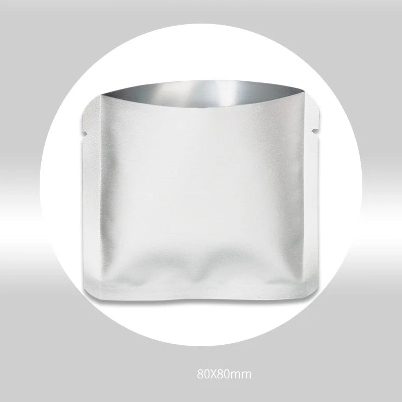 StoBag 100pcs Color Aluminum Foil Packaging Bag Small Plastic Sealing for Tea Coffee Powder Storage Pouch Portable Wholesale
