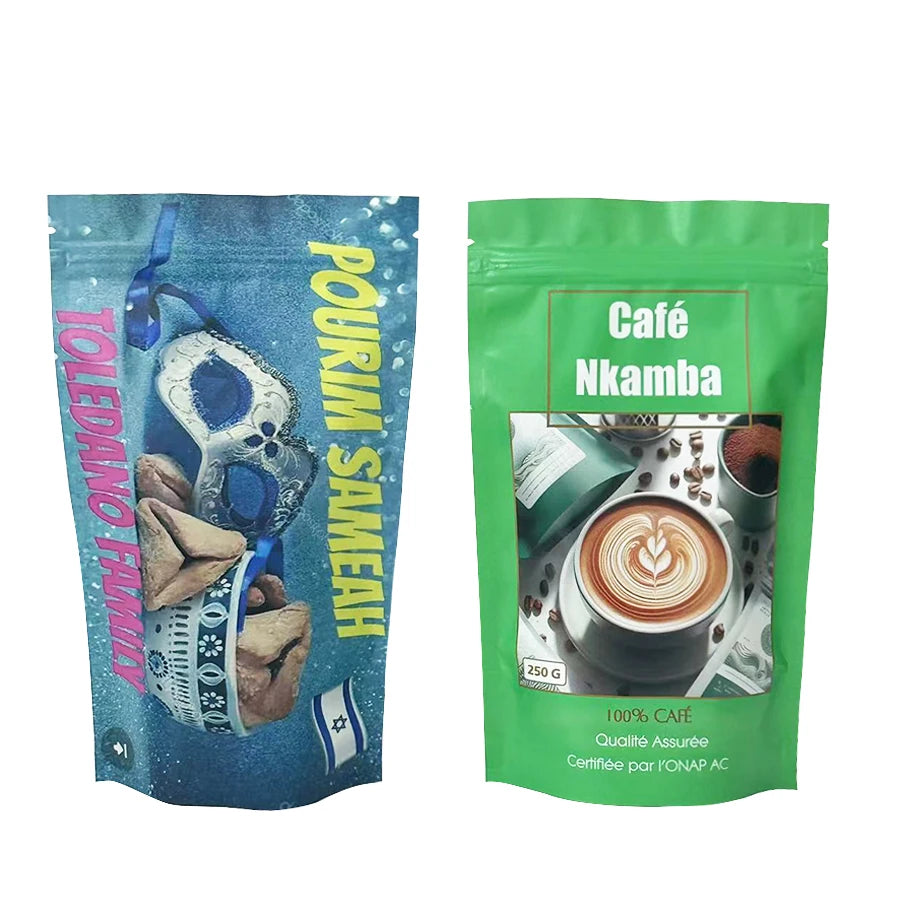 Color Aluminum Foil Self-Sealing Bag Aluminum Plated Blind Stand Up Self-Supporting Gift Sealed Bag Can Be Customized