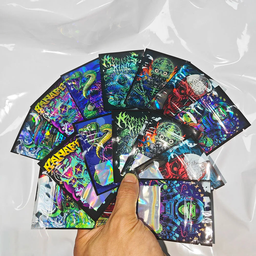 100 Pcs Smell-Proof 1g Zipper Bags With Window Reusable Flat Zip Plastic Pouches Jewelry Gifts Packaging Food Storage Mylar Bag
