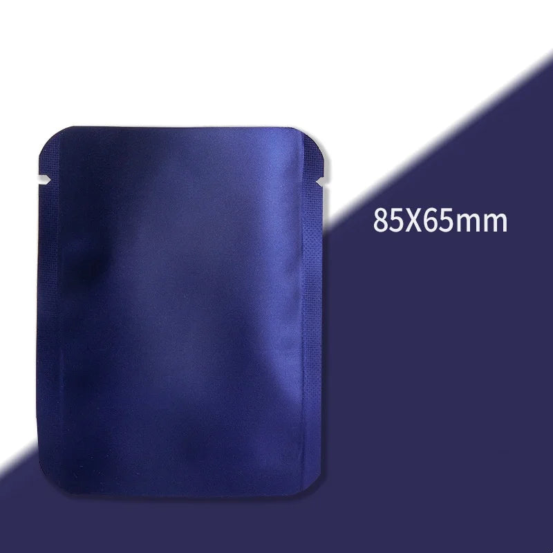 StoBag 100pcs Color Aluminum Foil Packaging Bag Small Plastic Sealing for Tea Coffee Powder Storage Pouch Portable Wholesale