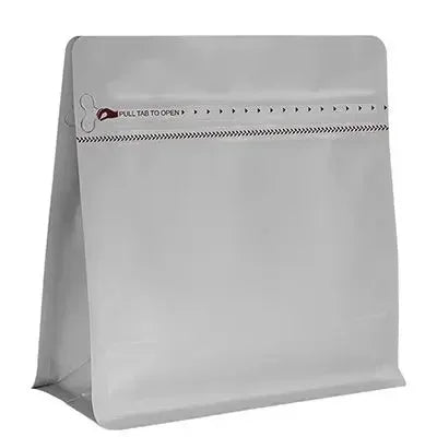 50pcs Heat Sealable Matt Mylar Aluminum Foil Pouches Flat Bottom Ziplock Tea Ground Coffee Valve Packaging Bag 150g 250g 500g