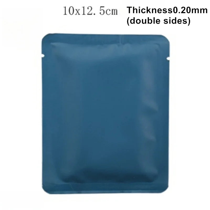 StoBag 100pcs Colorful Aluminum Foil Coffee Packaging Bag Plastic Small Heat Sealing for Tea Powder Storage Pouches Portable