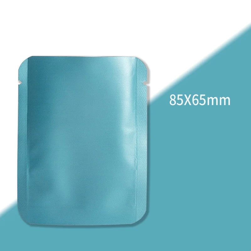 StoBag 100pcs Color Aluminum Foil Packaging Bag Small Plastic Sealing for Tea Coffee Powder Storage Pouch Portable Wholesale
