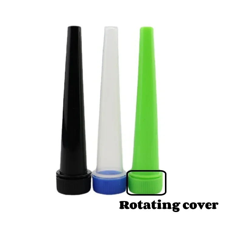10Pcs 110mm 120mm Cigarette Storage Tube Waterproof Anti-odor Container Plastic Tobacco Grass Storing Box Container Wholesale