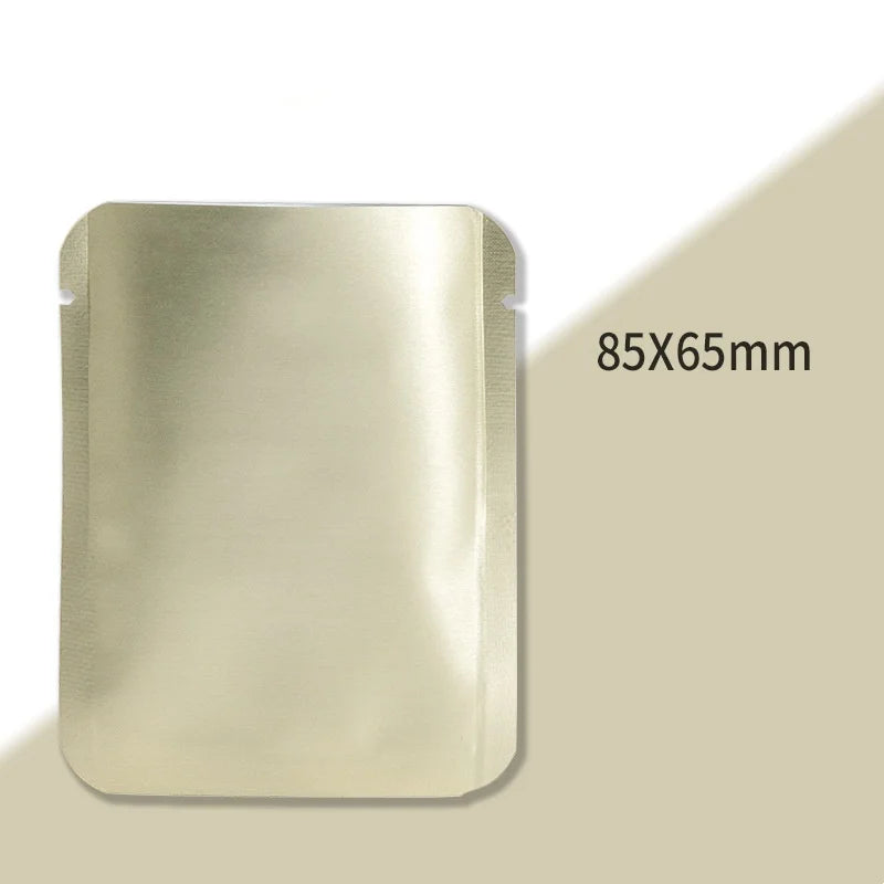StoBag 100pcs Color Aluminum Foil Packaging Bag Small Plastic Sealing for Tea Coffee Powder Storage Pouch Portable Wholesale
