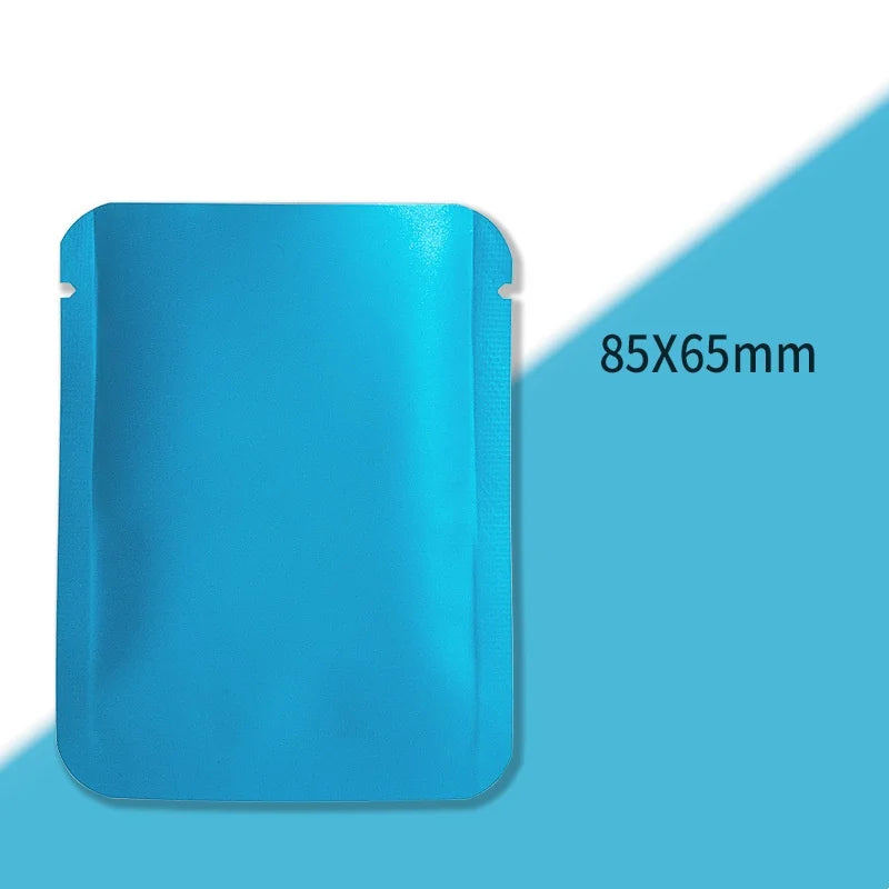 StoBag 100pcs Color Aluminum Foil Packaging Bag Small Plastic Sealing for Tea Coffee Powder Storage Pouch Portable Wholesale