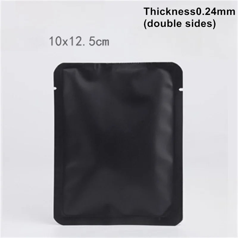 StoBag 100pcs Colorful Aluminum Foil Coffee Packaging Bag Plastic Small Heat Sealing for Tea Powder Storage Pouches Portable