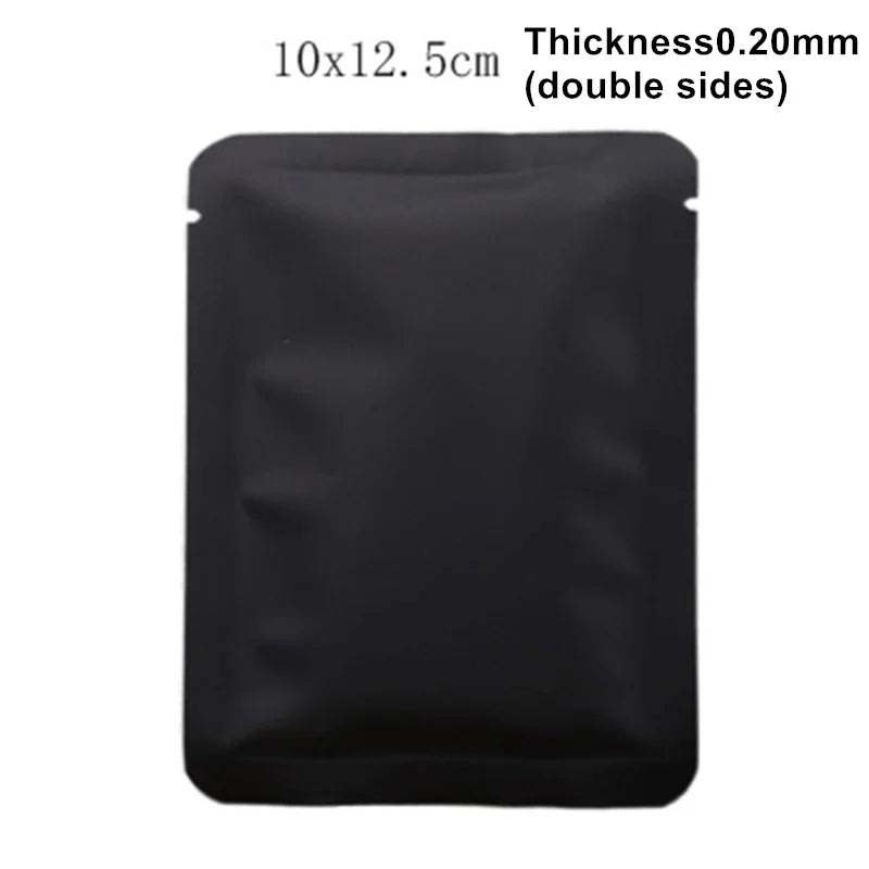 StoBag 100pcs Colorful Aluminum Foil Coffee Packaging Bag Plastic Small Heat Sealing for Tea Powder Storage Pouches Portable