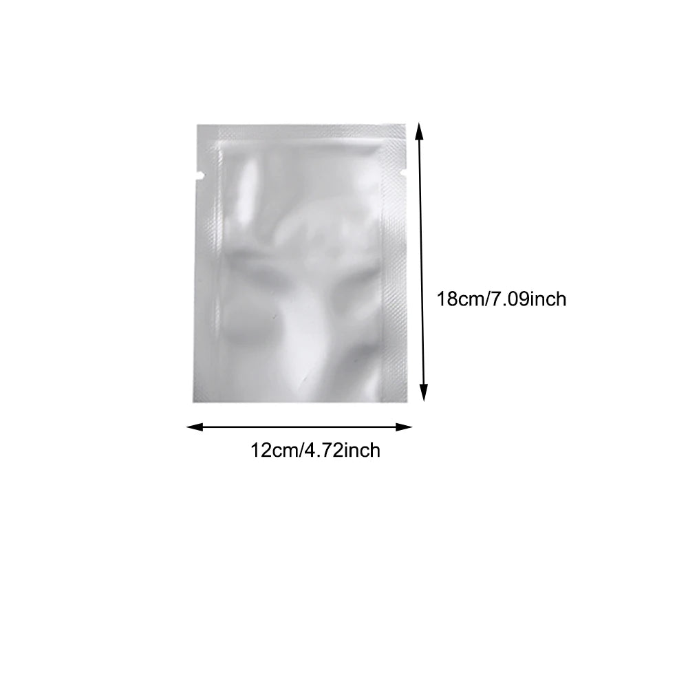 Silver Aluminum Foil Package Bag Coffee Sugar Pouches Open Tops Heat Seal Vacuum Mylar Foil Bags for Spice Powder Storage