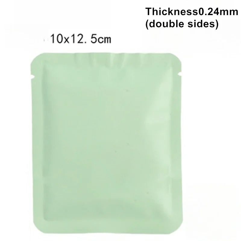 StoBag 100pcs Colorful Aluminum Foil Coffee Packaging Bag Plastic Small Heat Sealing for Tea Powder Storage Pouches Portable