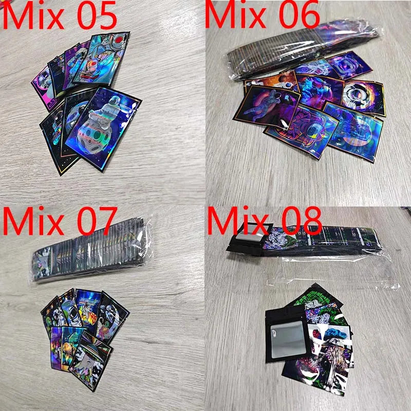 Smell Proof Airtight Aluminum Foil Plastic Mylar Bags Laser Holographic 1g Reusable Small Ziplock Packaging Mini Gummies Bag