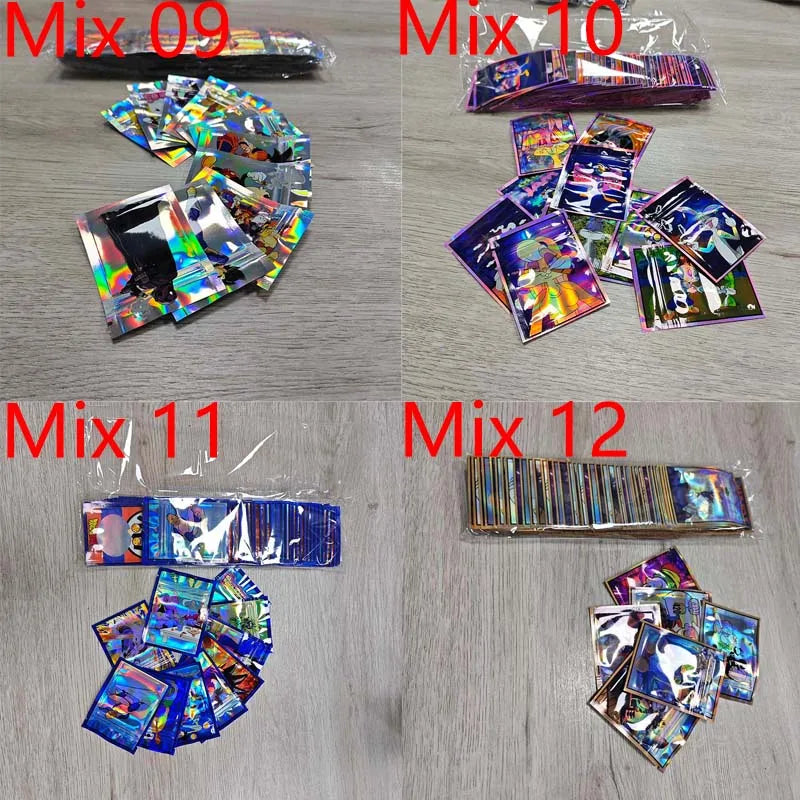 Smell Proof Airtight Aluminum Foil Plastic Mylar Bags Laser Holographic 1g Reusable Small Ziplock Packaging Mini Gummies Bag